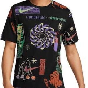 Nike Men's / Unisex Festival AOP Tee black Large